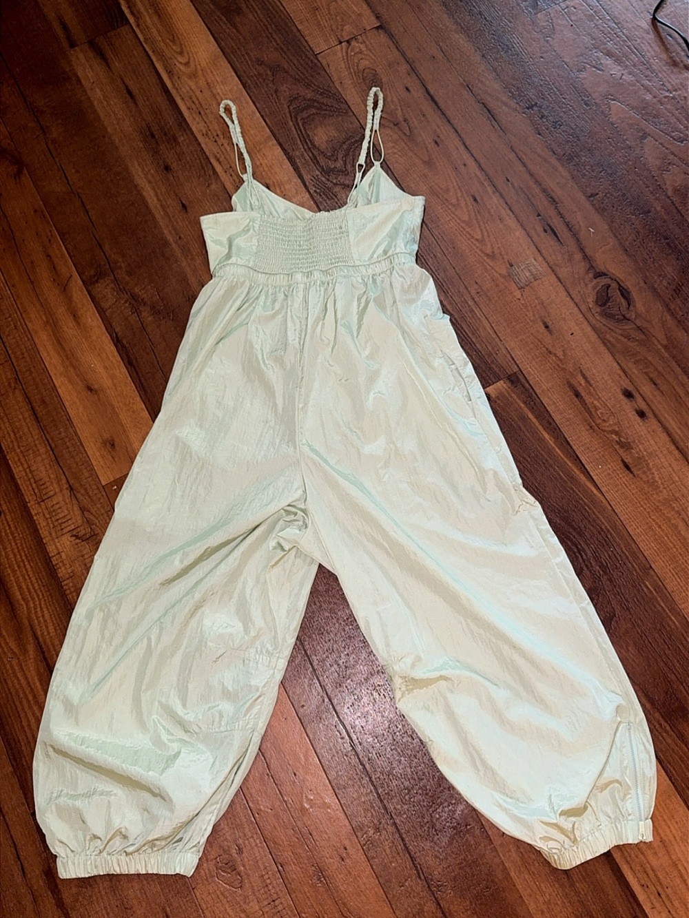 Immaculate FP Movement Free People Down To Earth Jumpsuit Summer Mist Small S/P - Picture 15 of 16